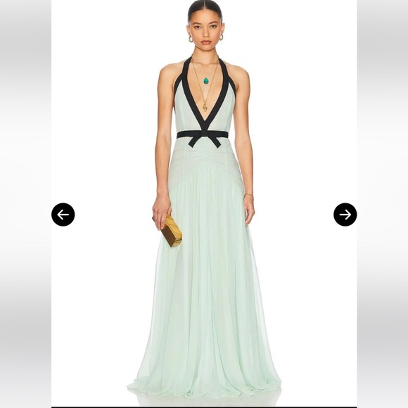 Helsa siren maxi dress in mint size small - Picture 1 of 10